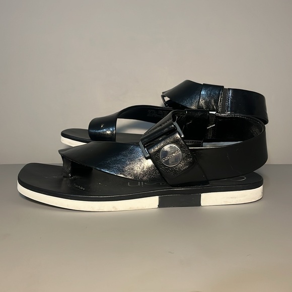 Calvin Klein black sandals - Picture 3 of 8